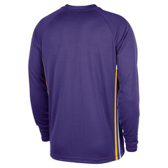 Nike Los Angeles Lakers 2025/26 Authentic Pre-Game Legend Dri-FIT Long Sleeve Shooting Shirt