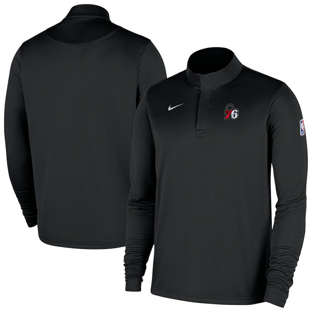 Nike Philadelphia 76ers 2025/26 Authentic Coaches Quarter-Zip Dri-Fit Top