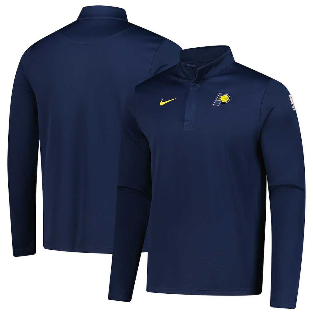 Nike Indiana Pacers 2025/26 Authentic Coaches Quarter-Zip Dri-Fit Top