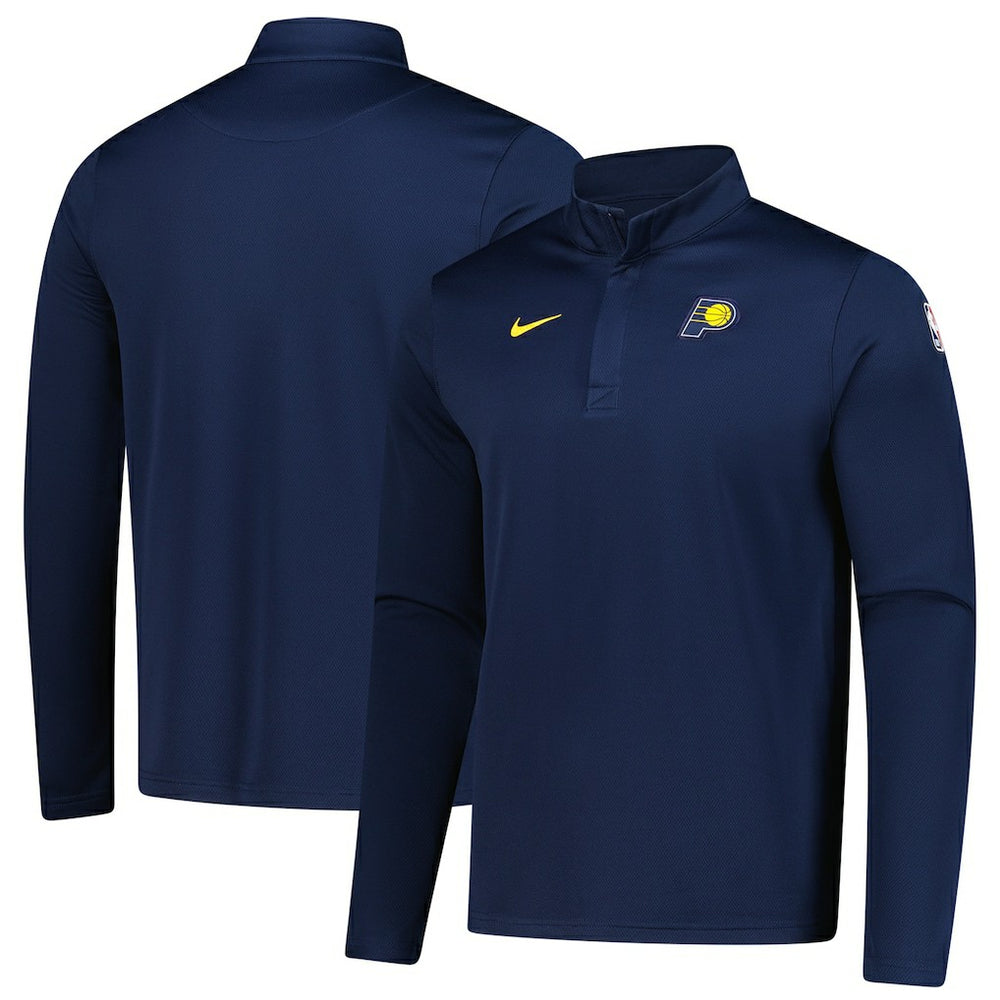 Nike Indiana Pacers 2025/26 Authentic Coaches Quarter-Zip Dri-Fit Top