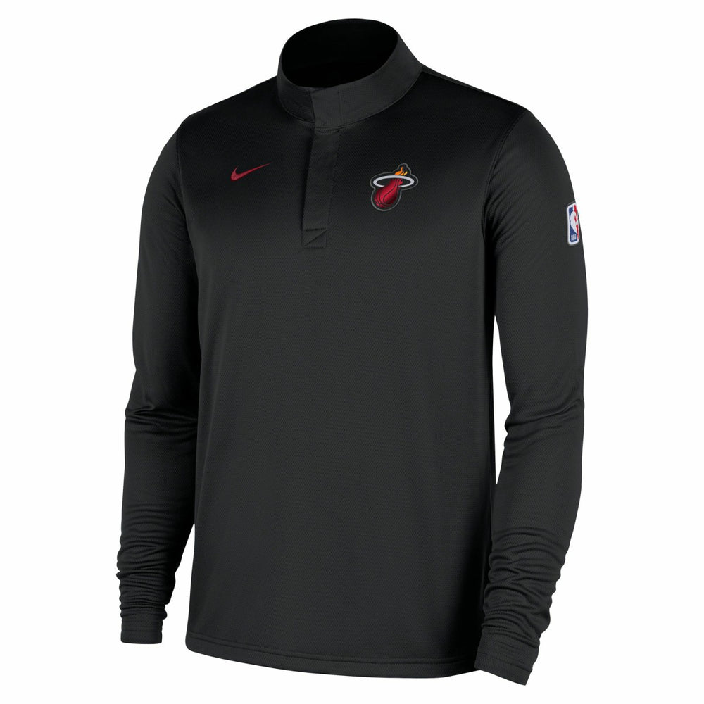Nike Miami Heat 2025/26 Authentic Coaches Quarter-Zip Dri-Fit Top