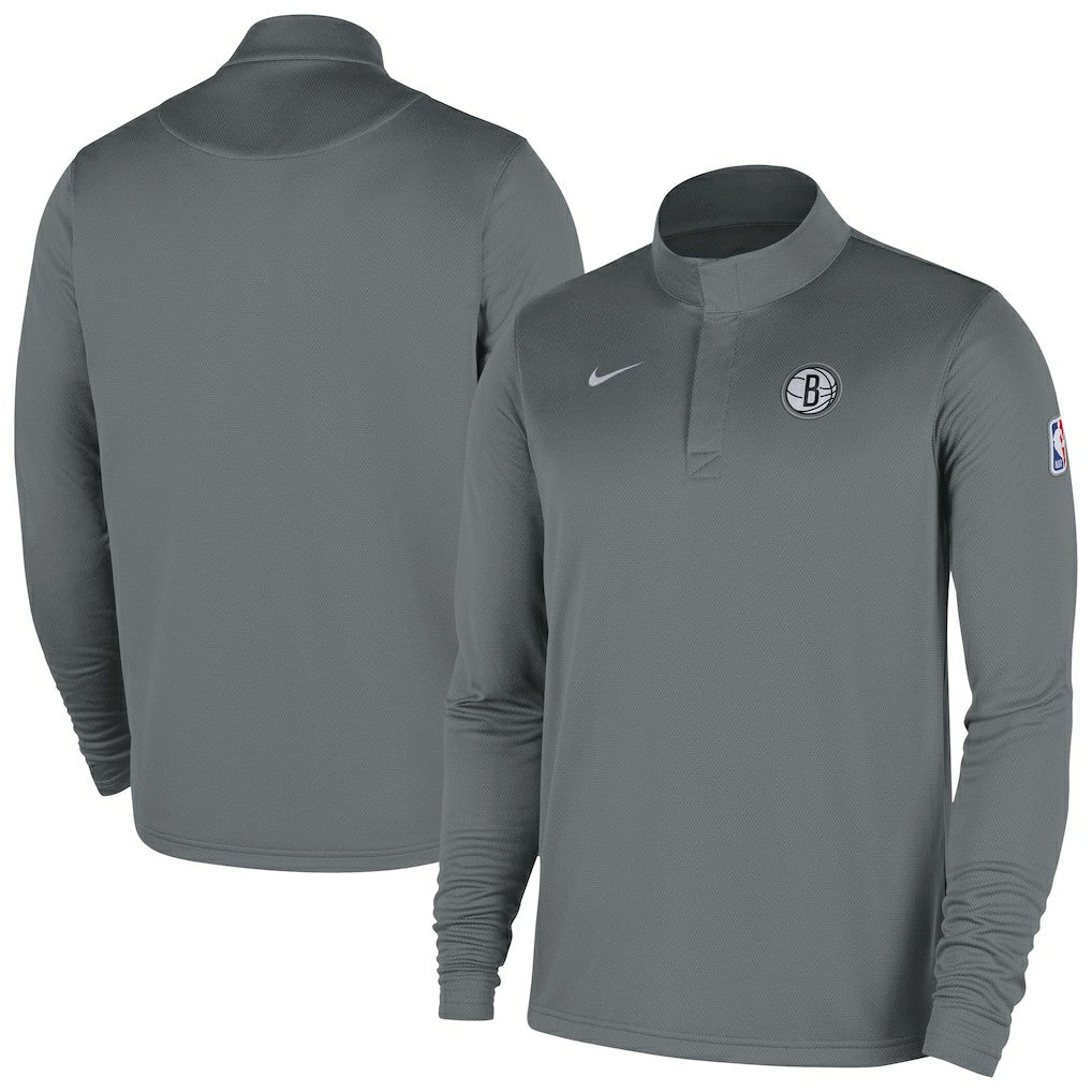 Nike Brooklyn Nets 2025/26 Authentic Coaches Quarter-Zip Dri-Fit Top