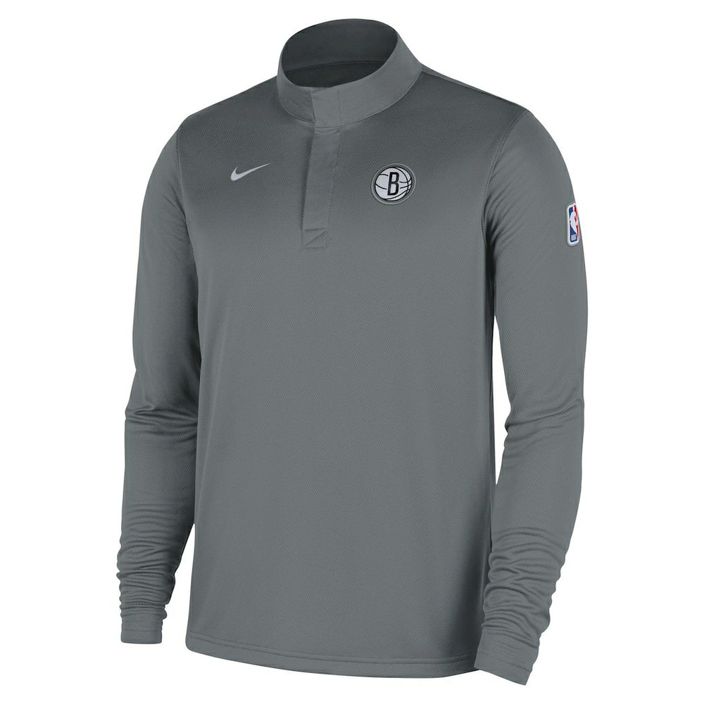 Nike Brooklyn Nets 2025/26 Authentic Coaches Quarter-Zip Dri-Fit Top