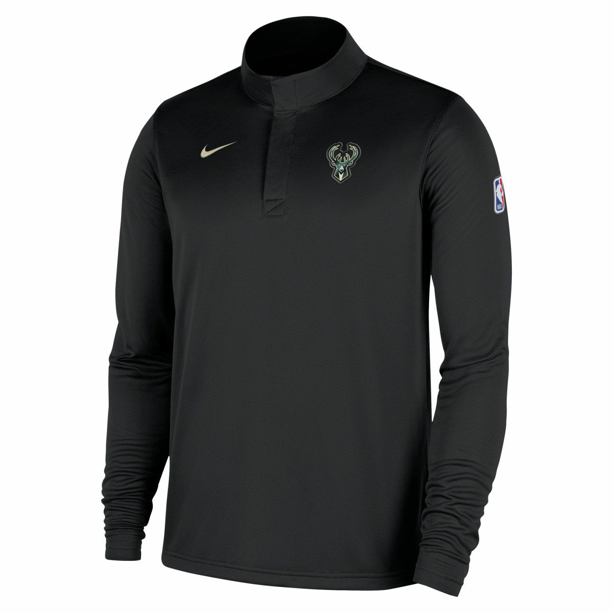 Nike Milwaukee Bucks 2025/26 Authentic Coaches Quarter-Zip Dri-Fit Top