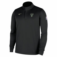 Nike Milwaukee Bucks 2025/26 Authentic Coaches Quarter-Zip Dri-Fit Top