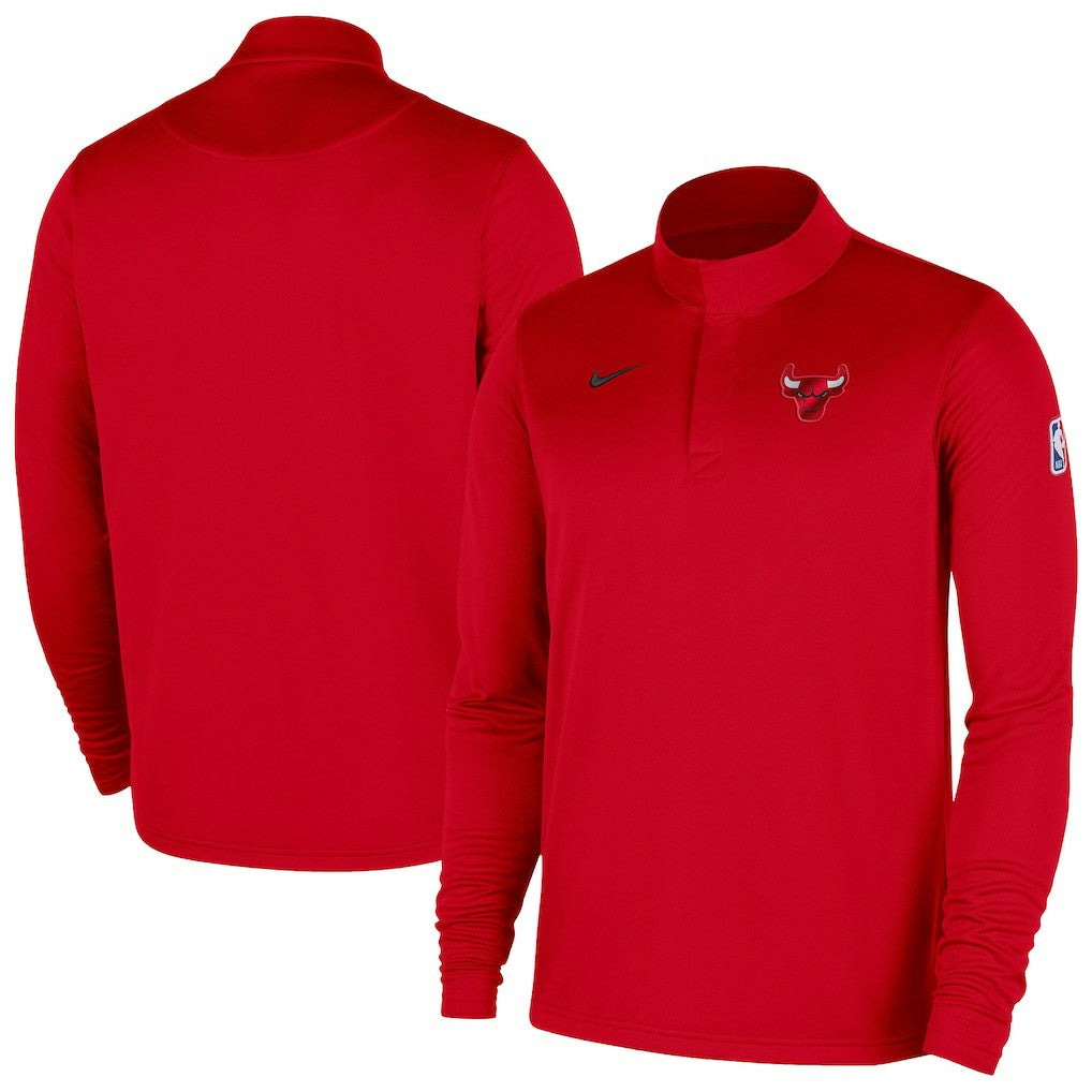 Nike Chicago Bulls 2025/26 Authentic Coaches Quarter-Zip Dri-Fit Top