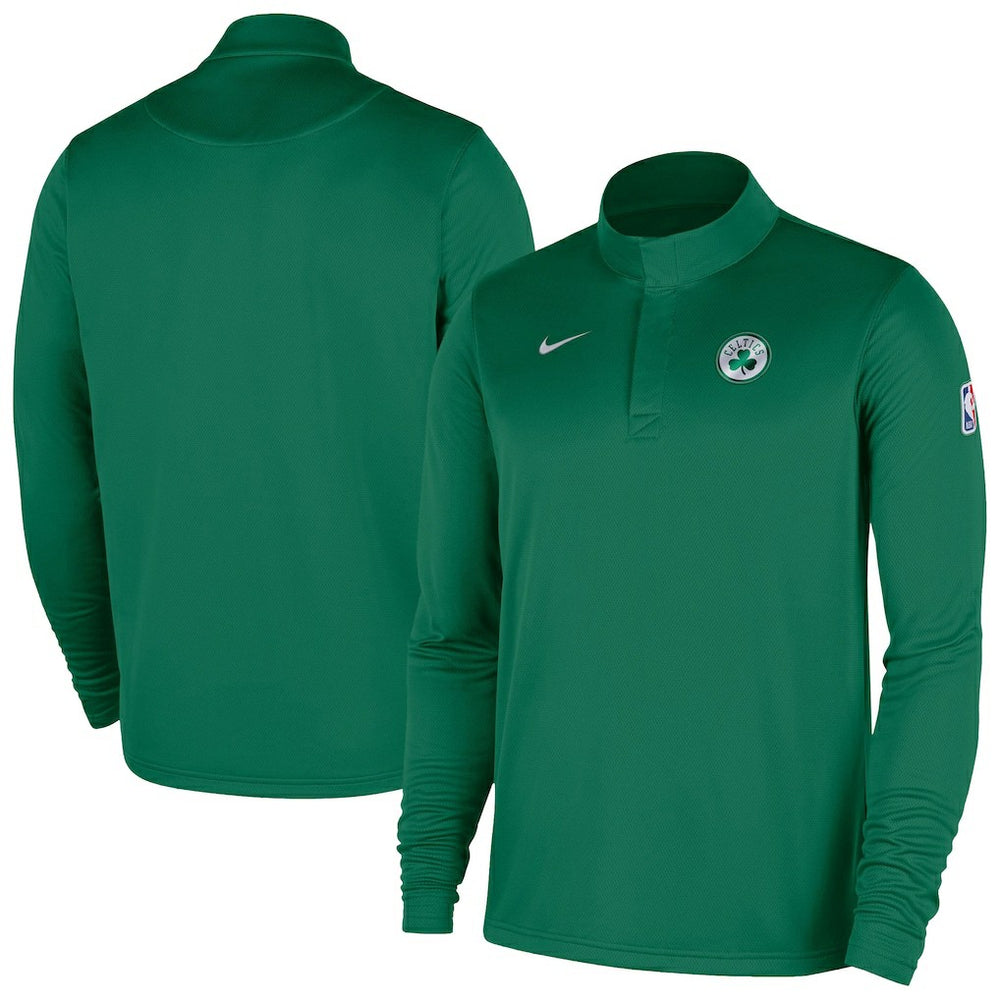 Nike Boston Celtics 2025/26 Authentic Coaches Quarter-Zip Dri-Fit Top