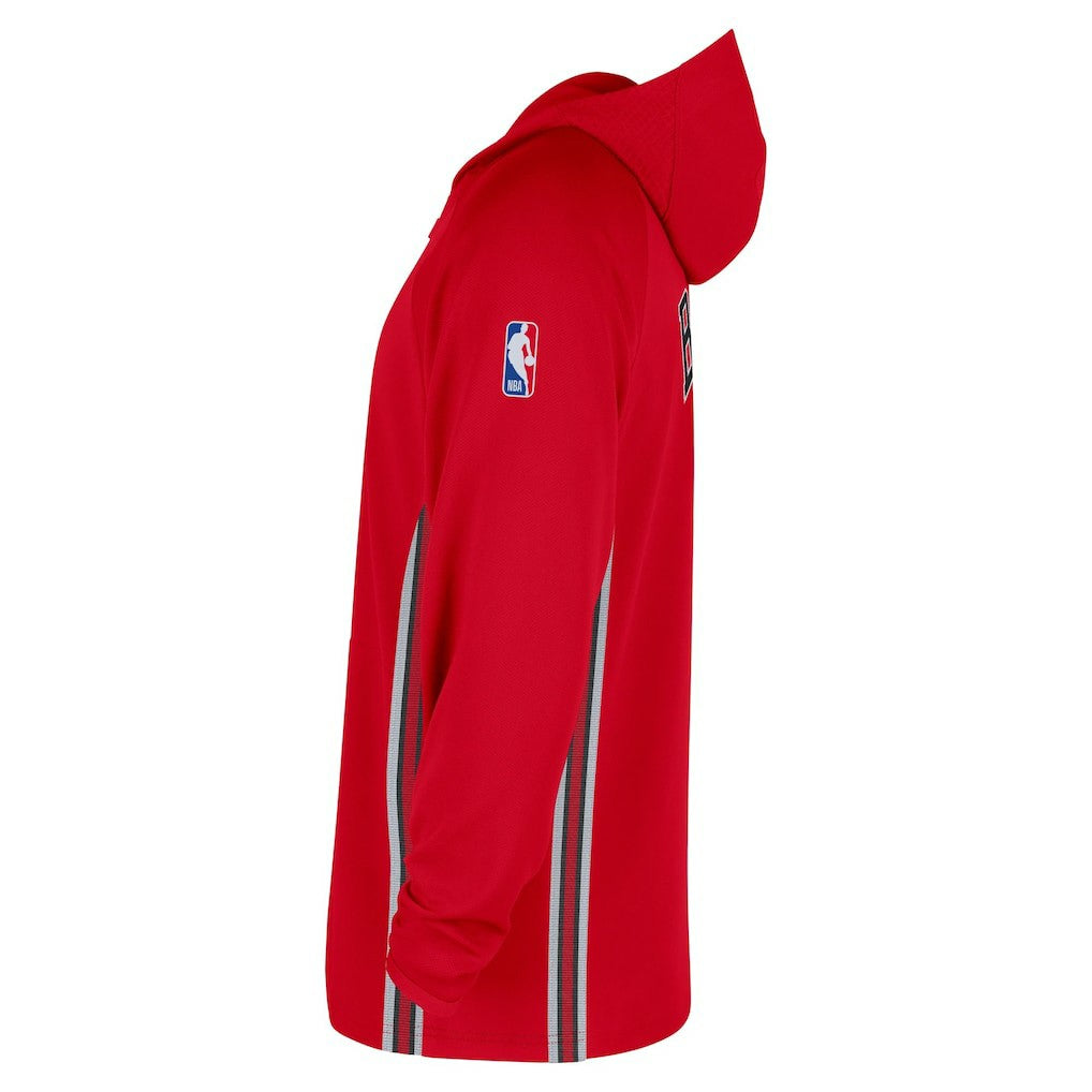 Nike Chicago Bulls Authentic On Court Zone Quarter-Zip Dri-FIT Hoodie Jacket