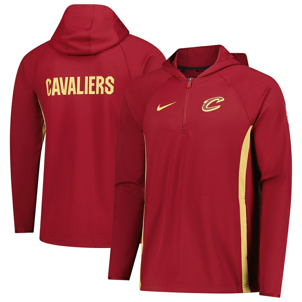 Nike Cleveland Cavaliers Authentic On Court Zone Quarter-Zip Dri-FIT Hoodie Jacket sale