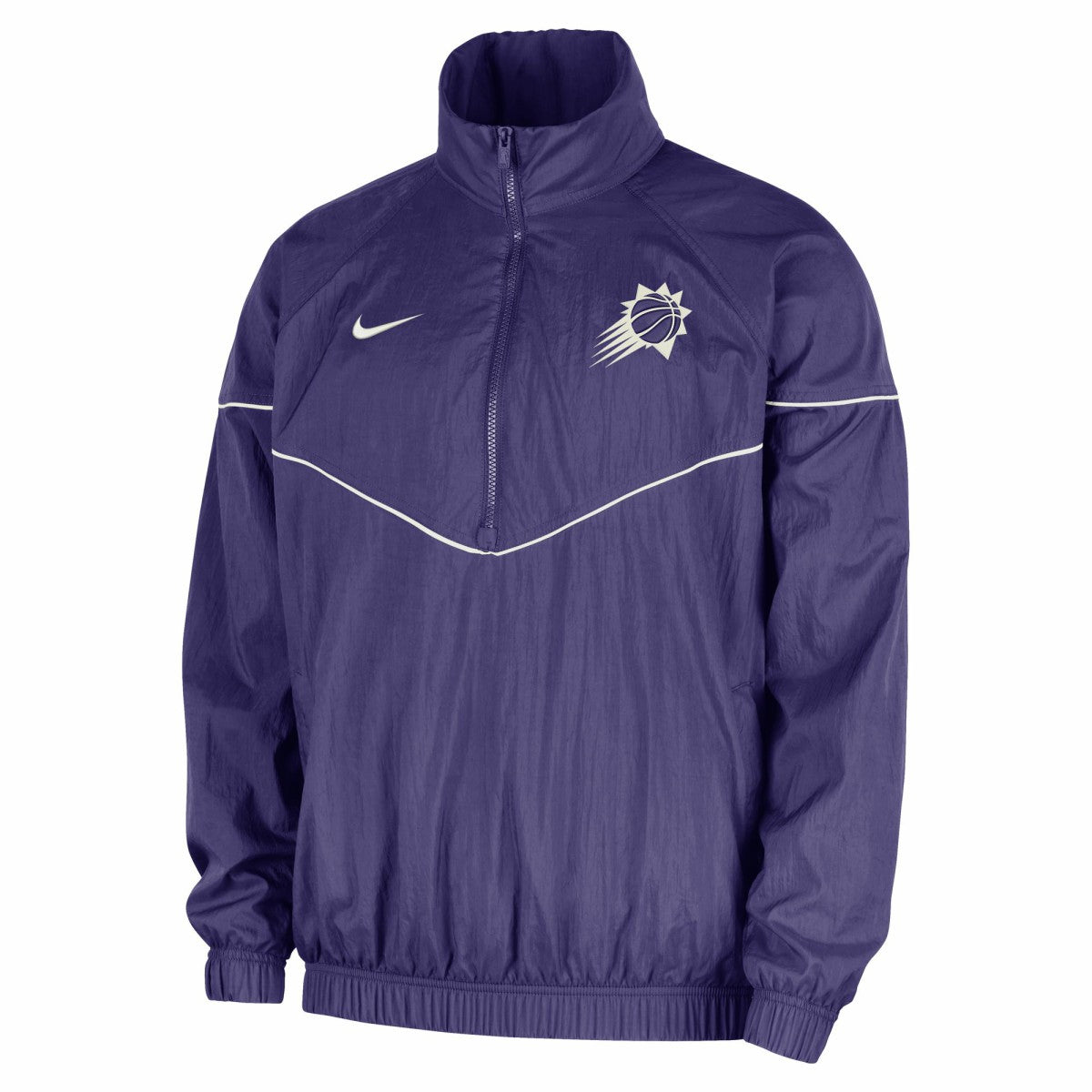Nike Phoenix Suns Courtside Windrunner Woven Half-Zip Hooded Jacket
