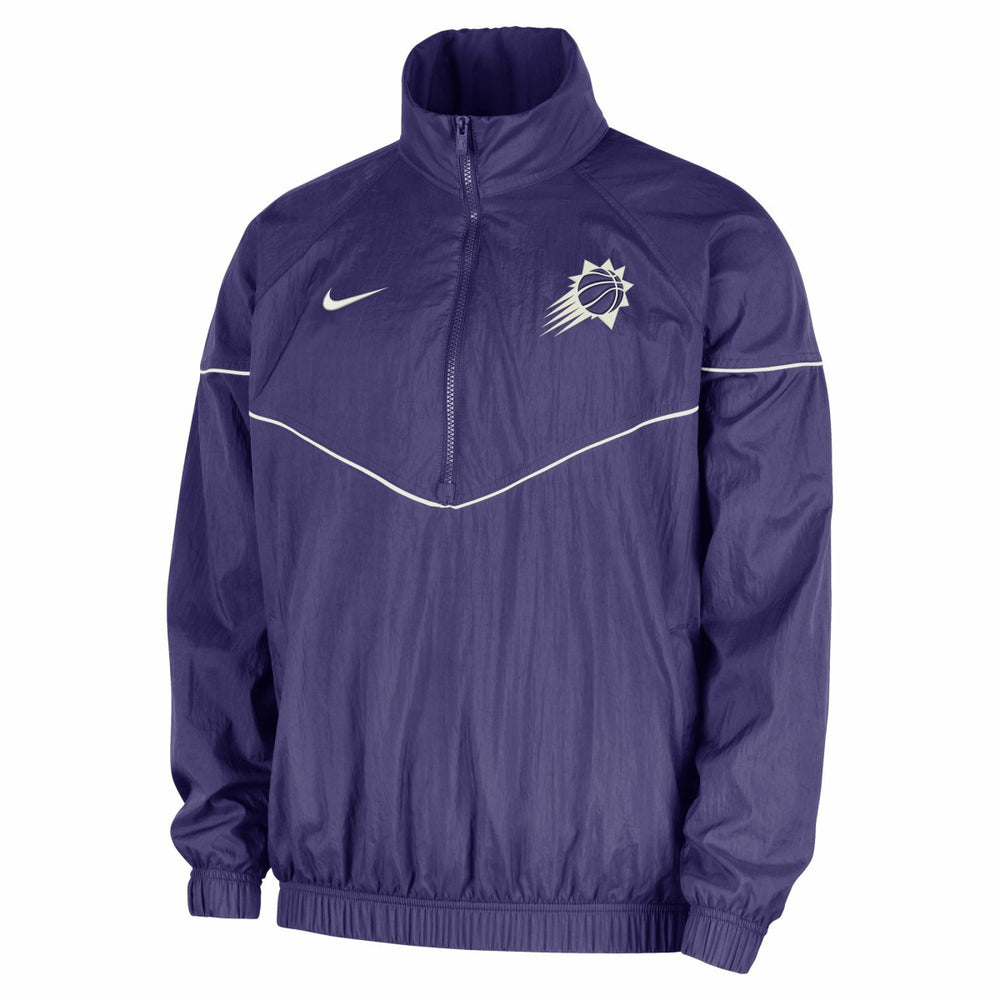 Nike Phoenix Suns Courtside Windrunner Woven Half-Zip Hooded Jacket