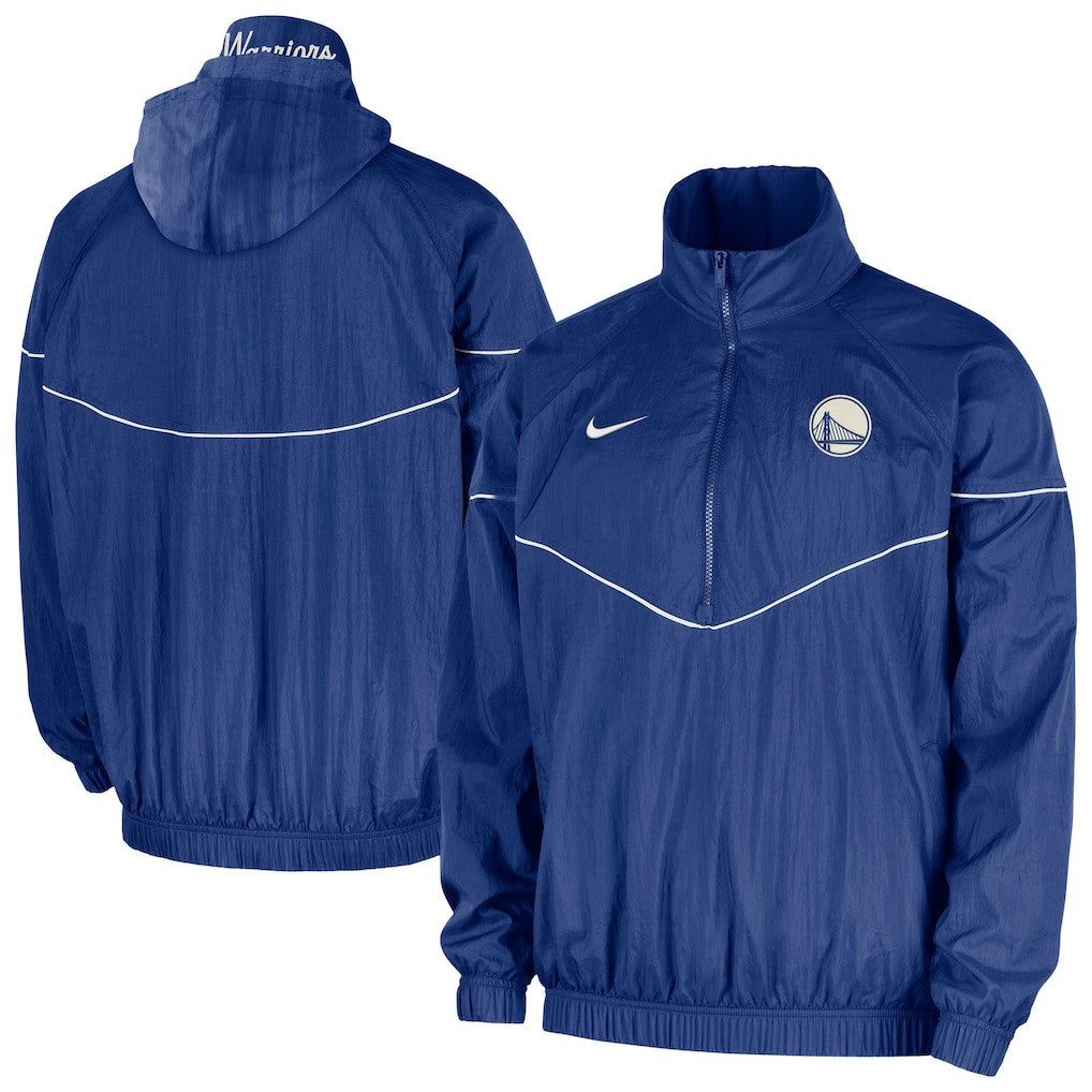 Nike Golden State Warriors Courtside Windrunner Woven Half-Zip Hooded Jacket sale