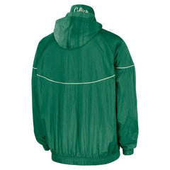 Nike Boston Celtics Courtside Windrunner Woven Half-Zip Hooded Jacket