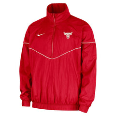 Nike Chicago Bulls Courtside Windrunner Woven Half-Zip Hooded Jacket
