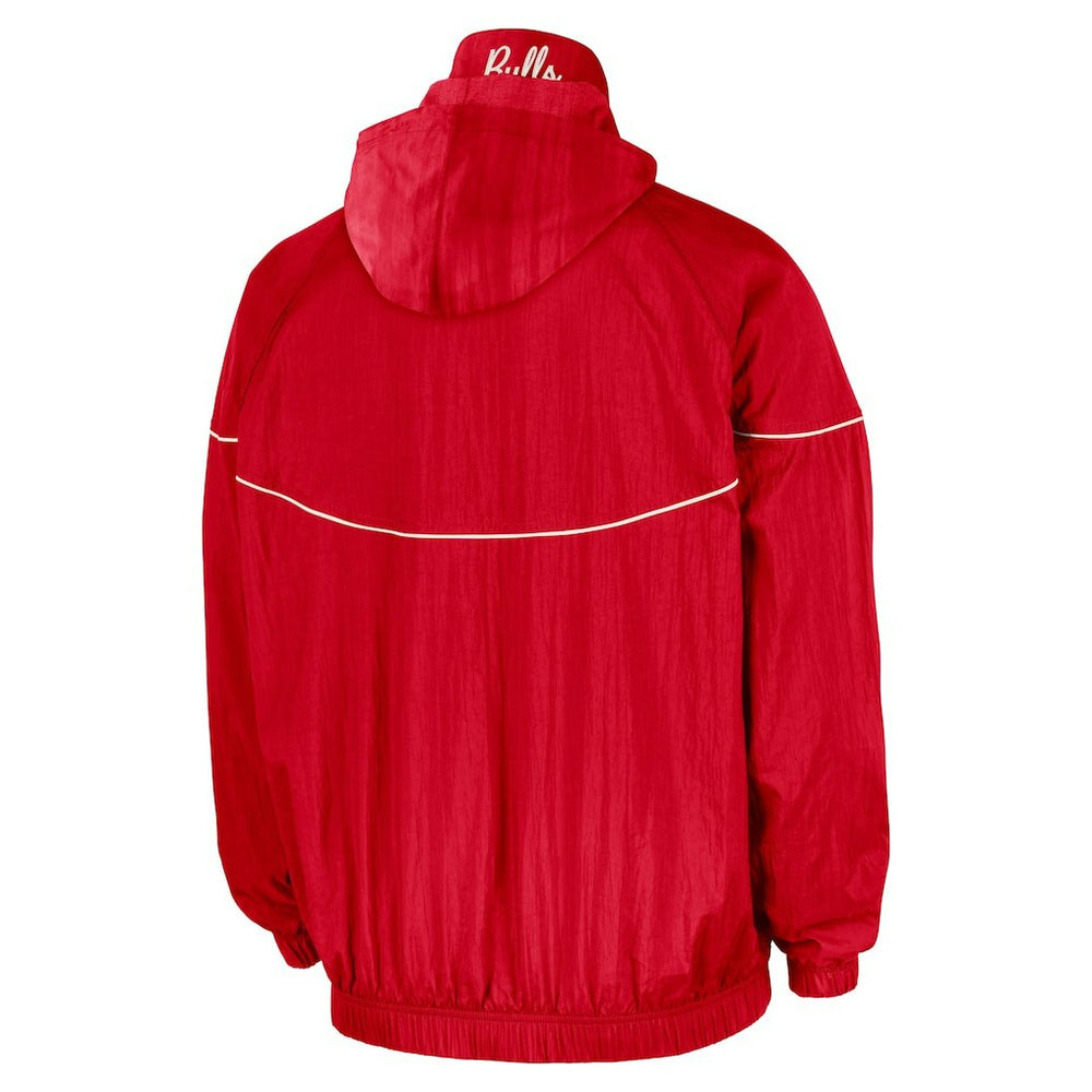 Nike Chicago Bulls Courtside Windrunner Woven Half-Zip Hooded Jacket