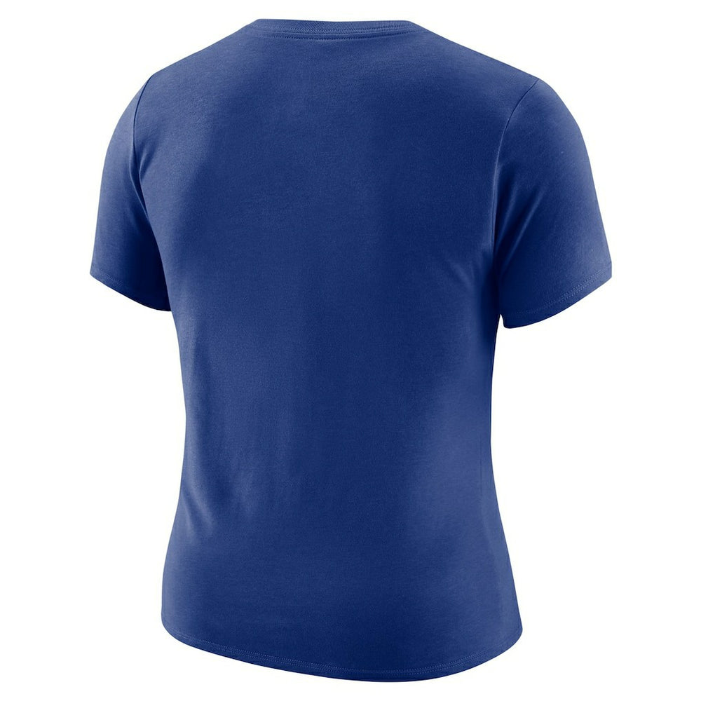 Nike Golden State Warriors Women's Courtside Modest Cropped Tri-Blend T-Shirt sale