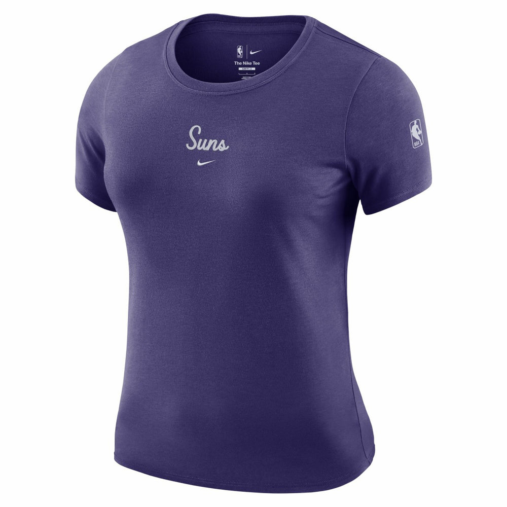 Nike Phoenix Suns Women's Courtside Modest Cropped Tri-Blend T-Shirt