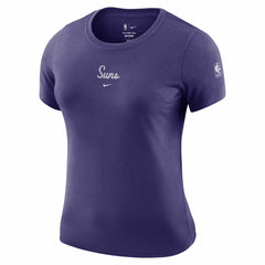 Nike Phoenix Suns Women's Courtside Modest Cropped Tri-Blend T-Shirt