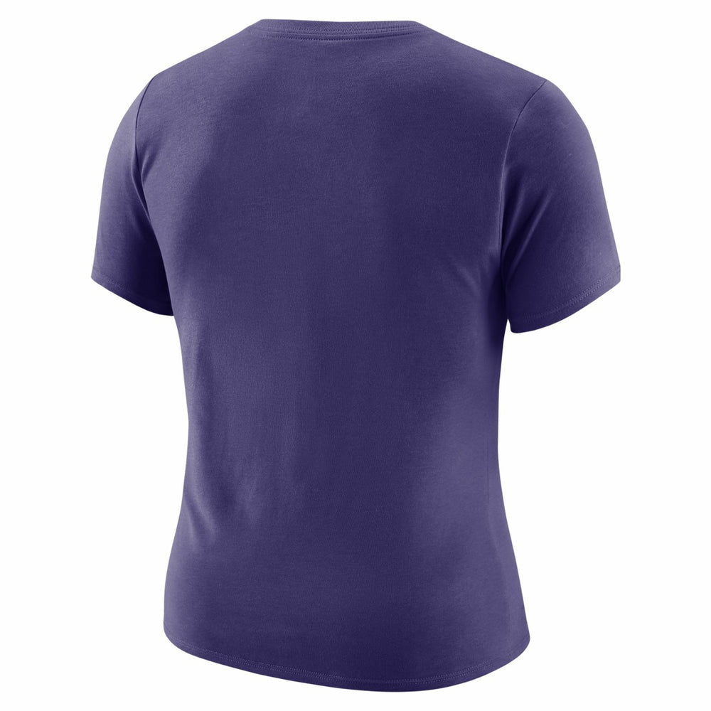 Nike Phoenix Suns Women's Courtside Modest Cropped Tri-Blend T-Shirt