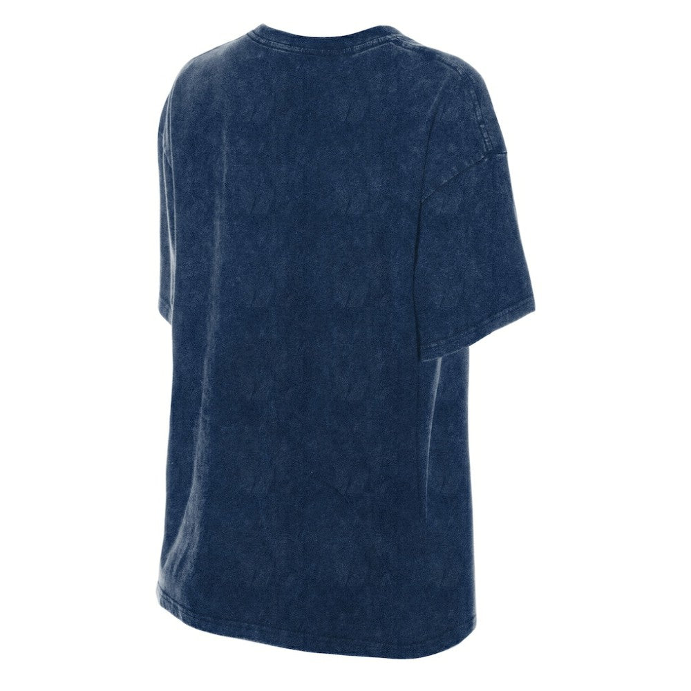 Navy Detroit Tigers New Era Women's Mineral Wash Oversized T-Shirt