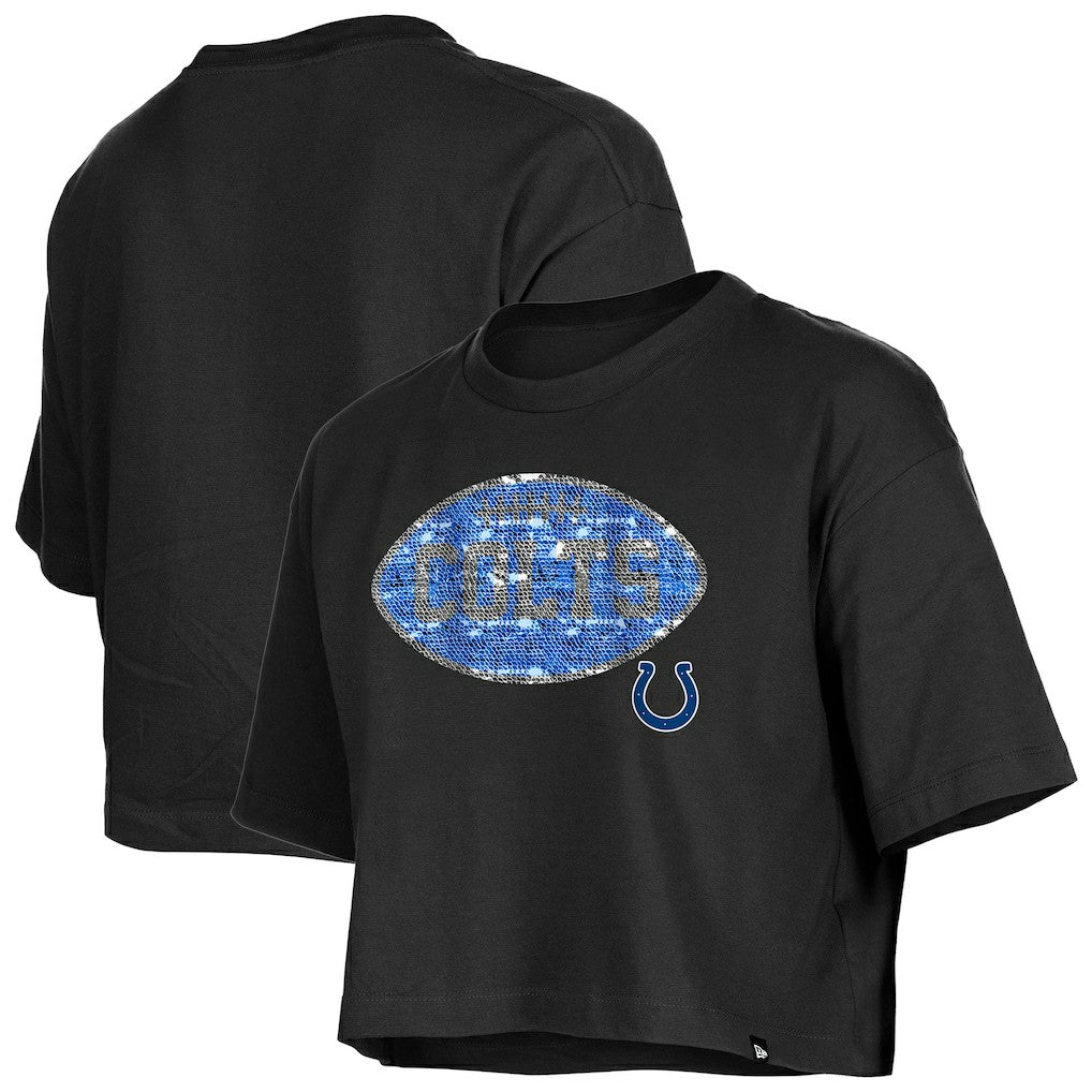 Girl's Flip Sequin Boxy T-Shirt - Indianapolis Colts T-shirts