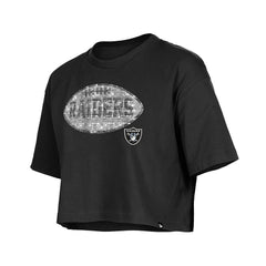 Girl's Flip Sequin Boxy T-Shirt - Las Vegas Raiders T-shirts