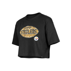 Girl's Flip Sequin Boxy T-Shirt - Pittsburgh Steelers T-shirts