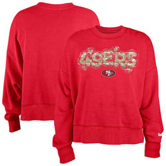 Girl's Flip Sequin Sweatshirt - San Francisco 49ers Sweatshirts
