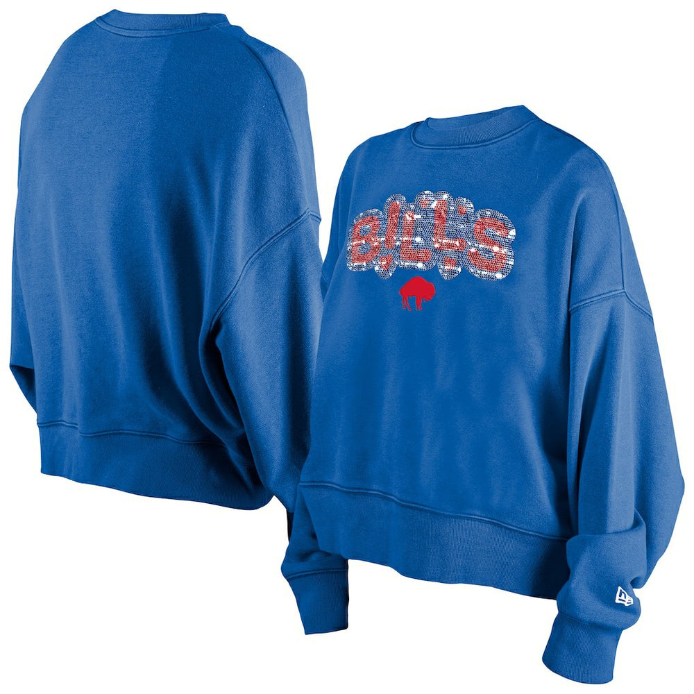 Girl's Flip Sequin Sweatshirt - Buffalo Bills Sweatshirts