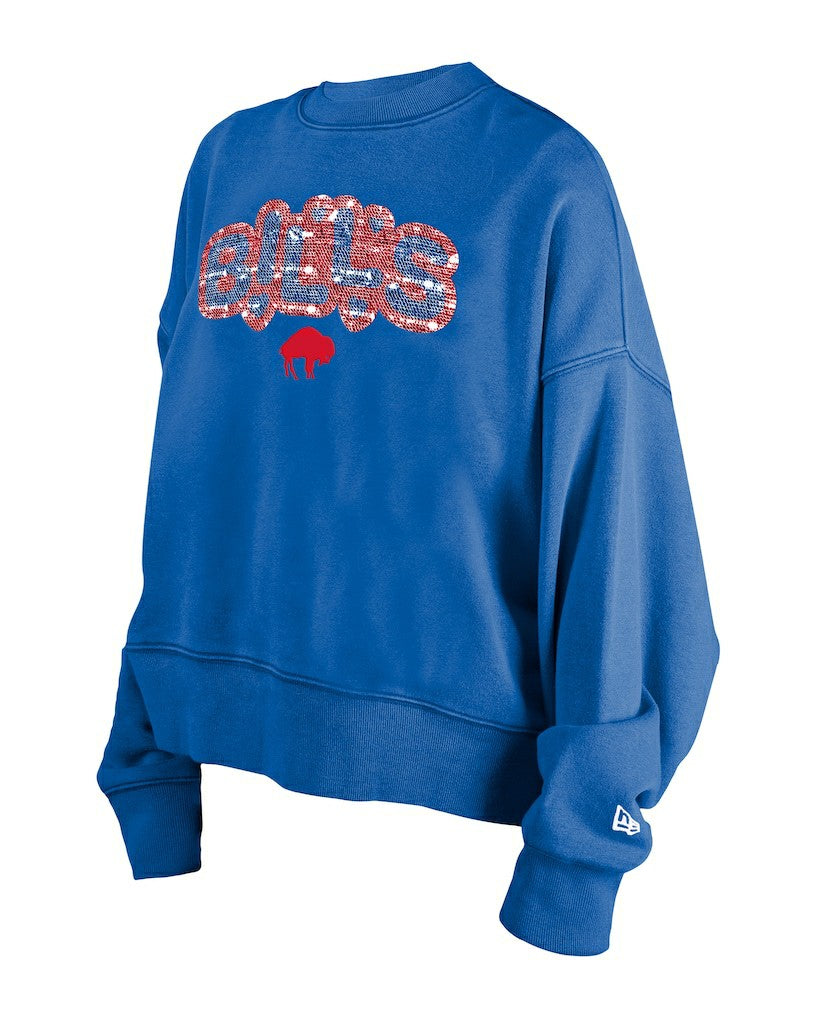 Girl's Flip Sequin Sweatshirt - Buffalo Bills Sweatshirts