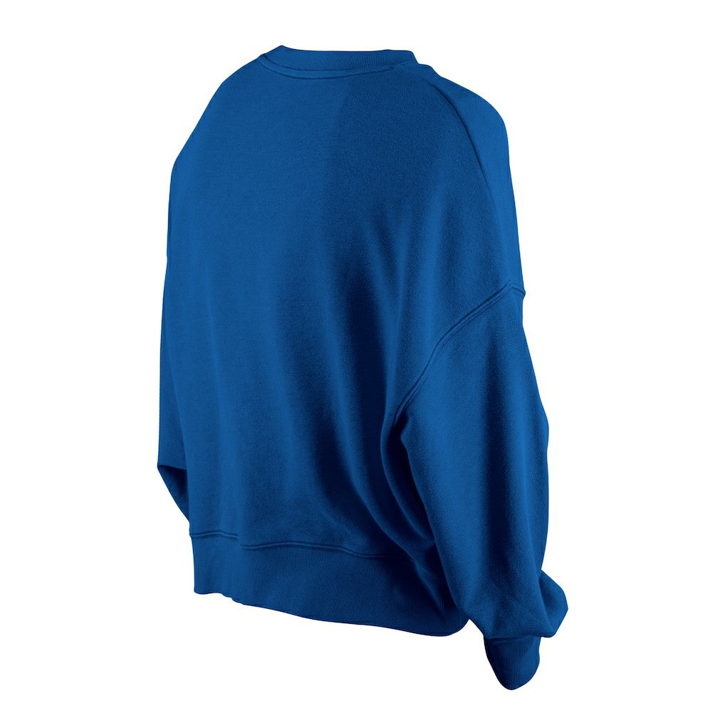 Women's Oversized Throwback Mineral Wash Crew Neck Sweatshirt - Buffalo Bills Sweatshirts