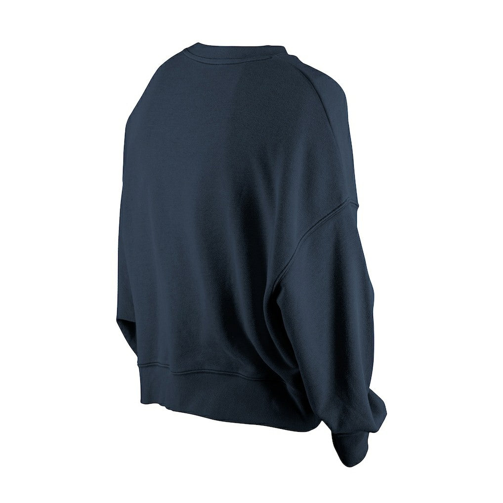 Women's Oversized Throwback Mineral Wash Crew Neck Sweatshirt - Seattle Seahawks Sweatshirts