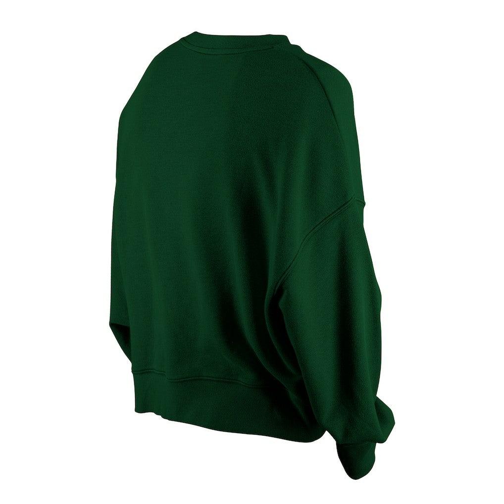 Women's Oversized Throwback Mineral Wash Crew Neck Sweatshirt - Green Bay Packers Sweatshirts