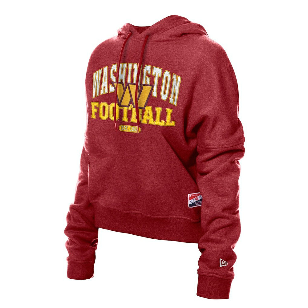 Women's Throwback Boxy Hoodie Sweatshirt - Washington Commanders Hoodies
