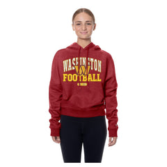 Women's Throwback Boxy Hoodie Sweatshirt - Washington Commanders Hoodies