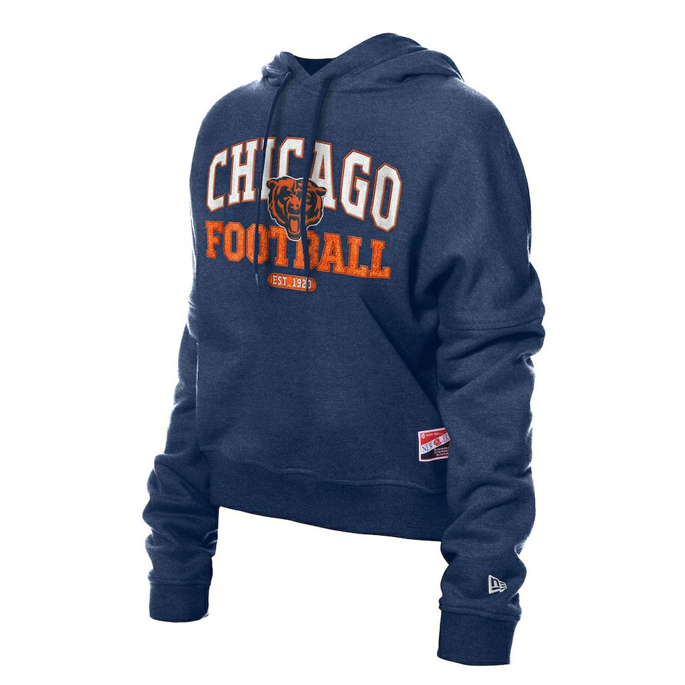 Women's Throwback Boxy Hoodie Sweatshirt - Chicago Bears Hoodies