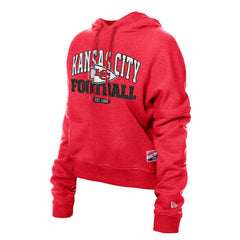 Women's Throwback Boxy Hoodie Sweatshirt - Kansas City Chiefs Hoodies
