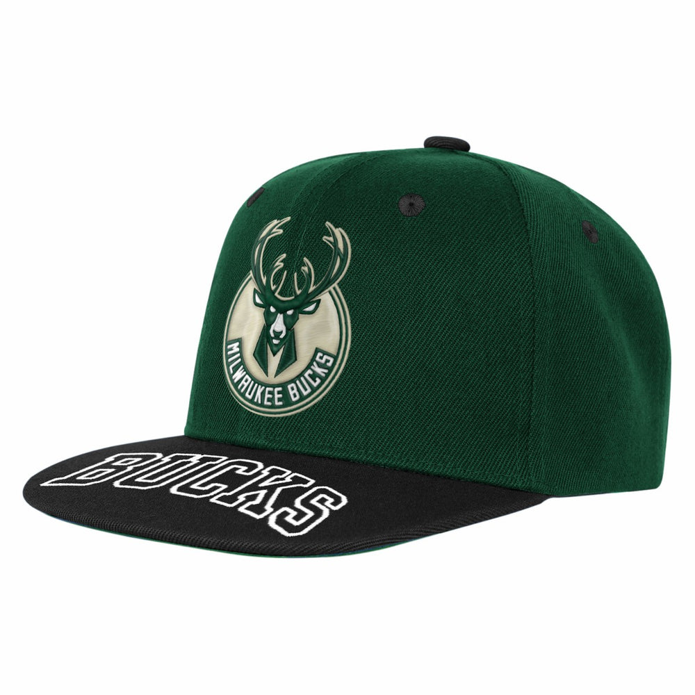 Milwaukee Bucks Outerstuff Youth Two-Tone Snapback Hat