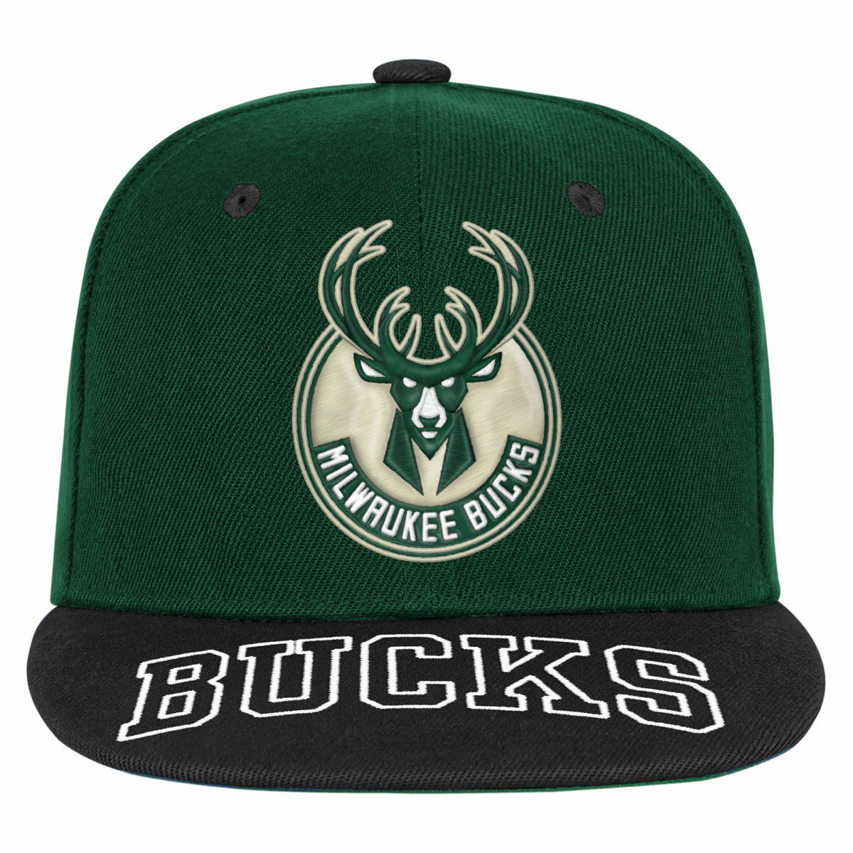 Milwaukee Bucks Outerstuff Youth Two-Tone Snapback Hat
