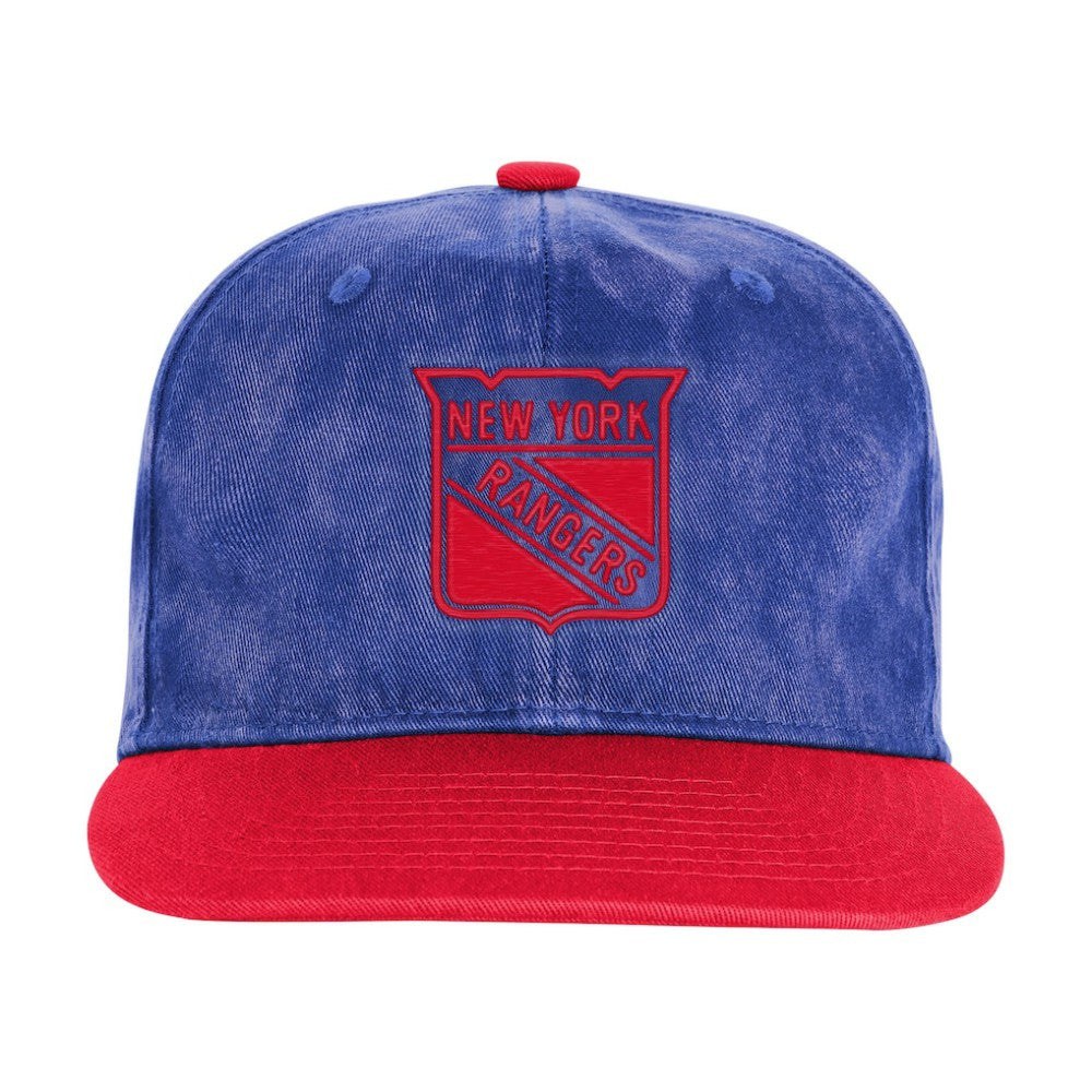 NHL New York Rangers Outerstuff Youth True Retro Deadstock Adjustable Hat