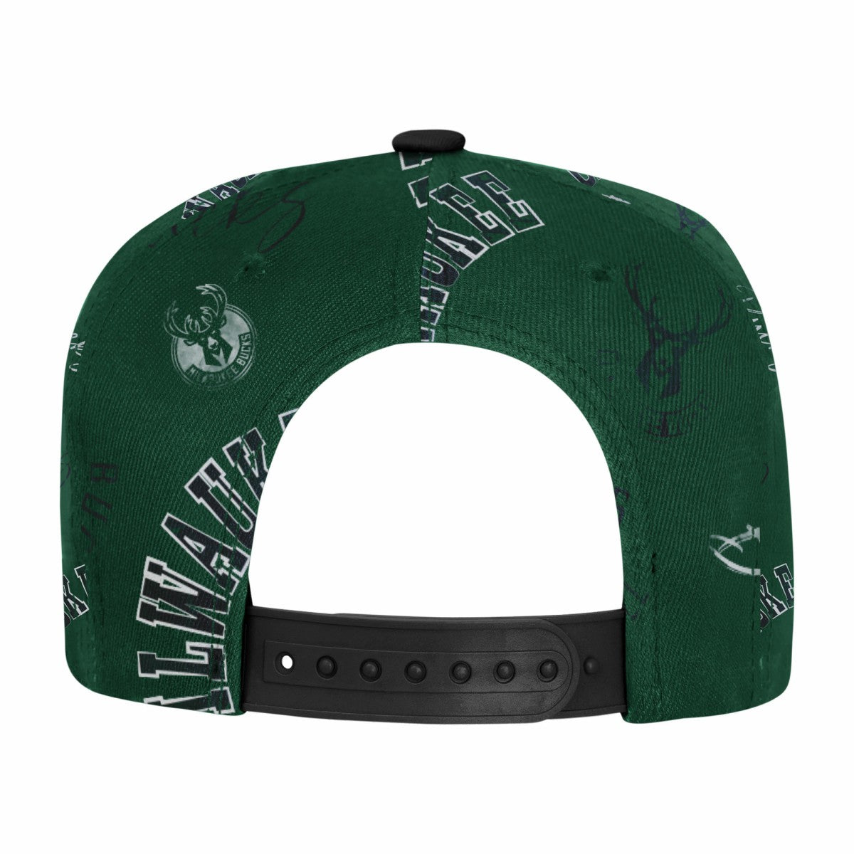 Milwaukee Bucks Outerstuff Youth Street Hooper Allover Print Snapback Hat
