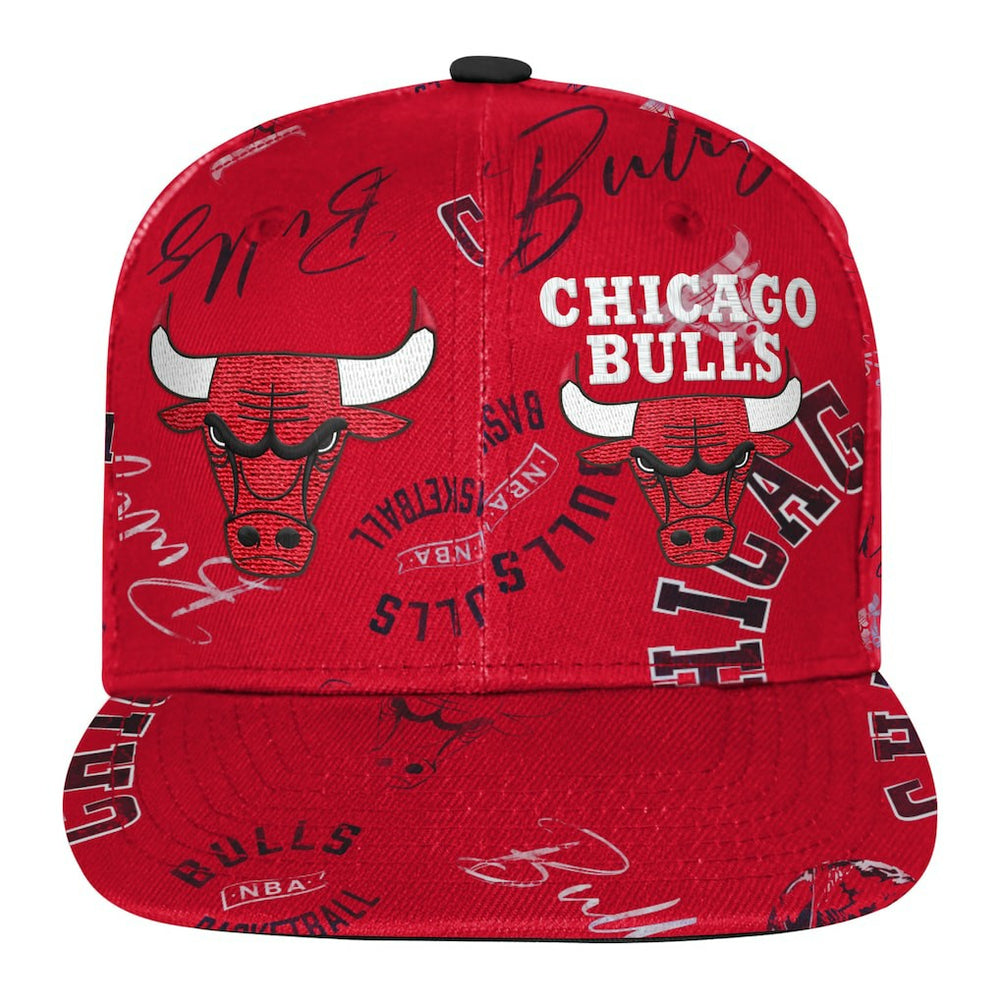 Chicago Bulls Outerstuff Youth Street Hooper Allover Print Snapback Hat