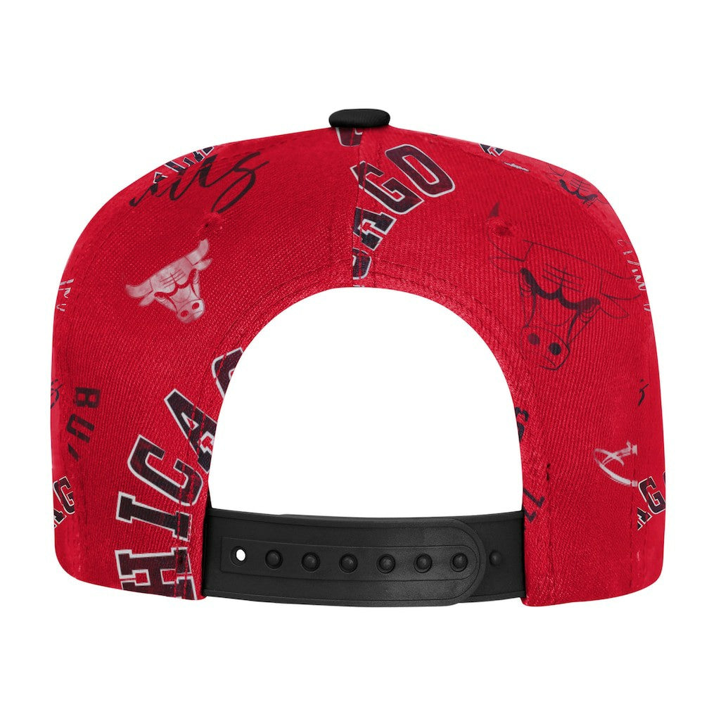 Chicago Bulls Outerstuff Youth Street Hooper Allover Print Snapback Hat
