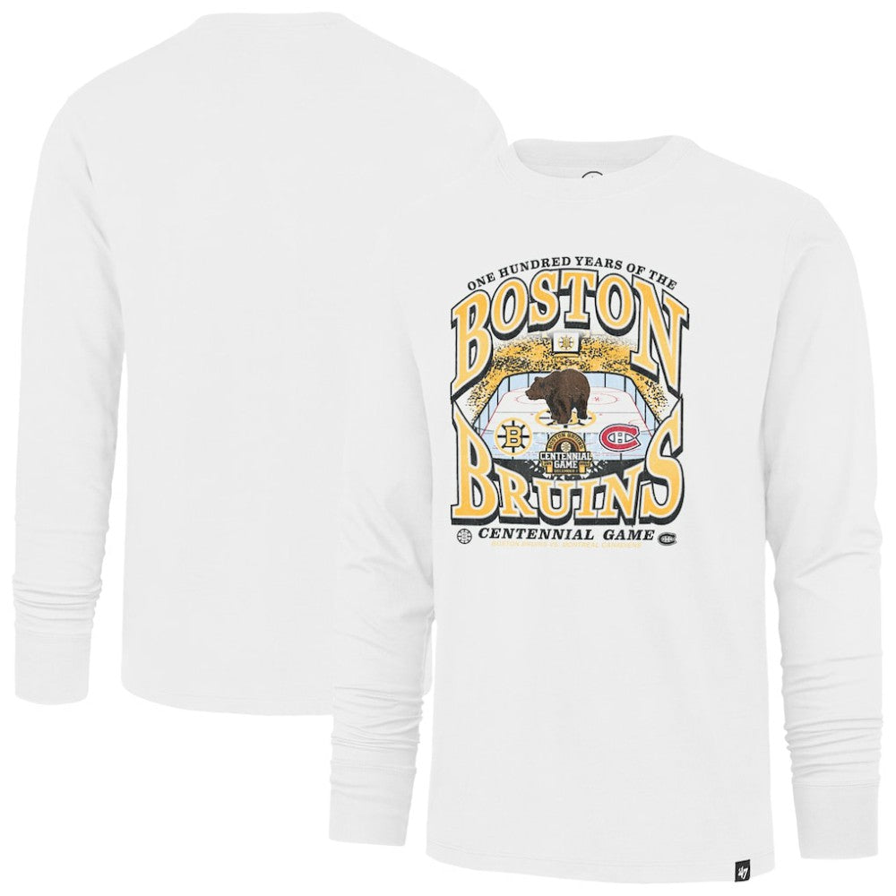 NHL Boston Bruins '47 Centennial Game Long Sleeve T-Shirt