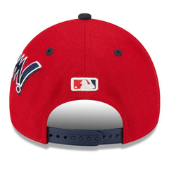 Red/Navy Washington Nationals New Era Youth 2025 MLB Diamond Hero Edition A-Frame 9FORTY Adjustable Hat