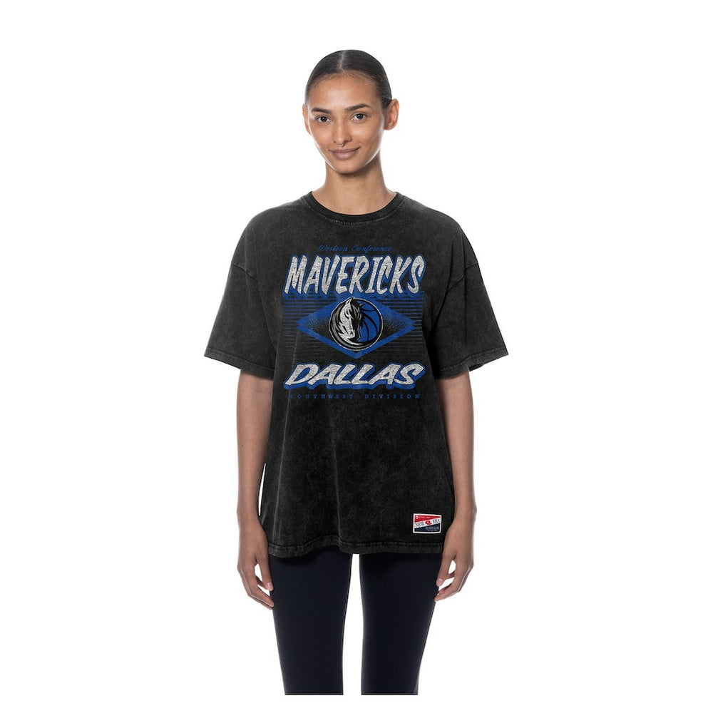 New Era Dallas Mavericks Women's Throwback Mineral Wash Oversized T-Shirt sale