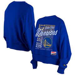 New Era Golden State Warriors Women's Boxy Throwback Mineral Wash Sweatshirt sale