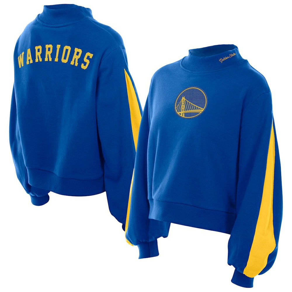 New Era Golden State Warriors Women's Sport Night Balloon Sleeves Sweatshirt sale