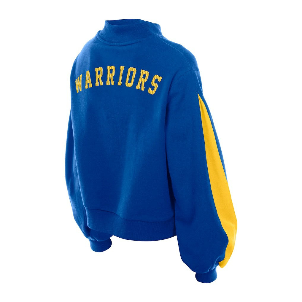 New Era Golden State Warriors Women's Sport Night Balloon Sleeves Sweatshirt sale