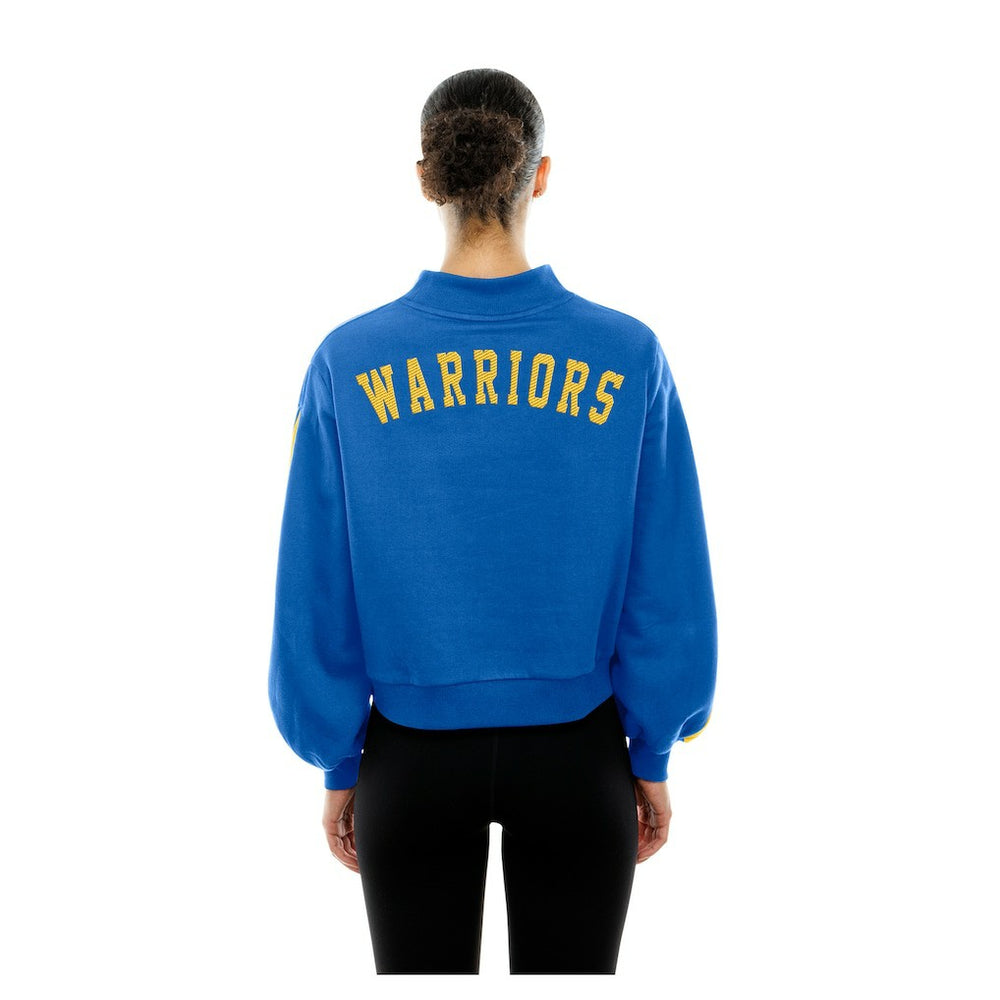 New Era Golden State Warriors Women's Sport Night Balloon Sleeves Sweatshirt sale
